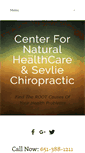 Mobile Screenshot of centerfornaturalhealthcareredwing.com