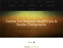 Tablet Screenshot of centerfornaturalhealthcareredwing.com